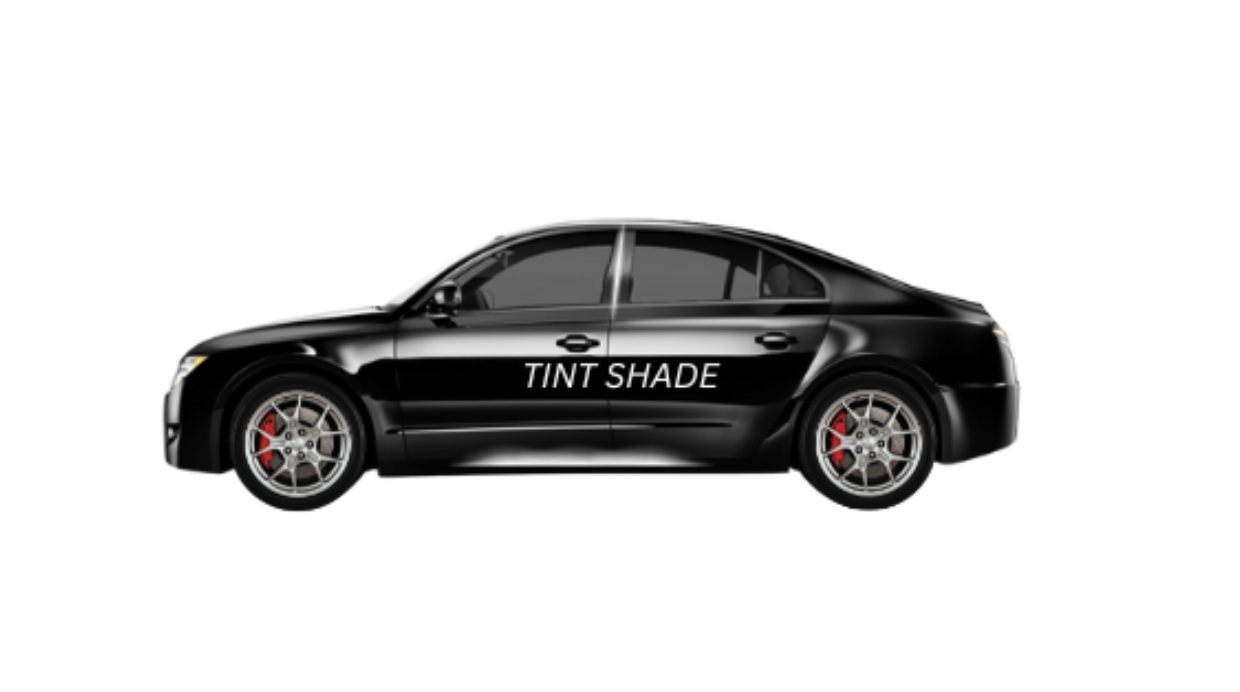 Same car with 35% window tint